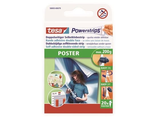 Tesa Posterstrips veggspjöld