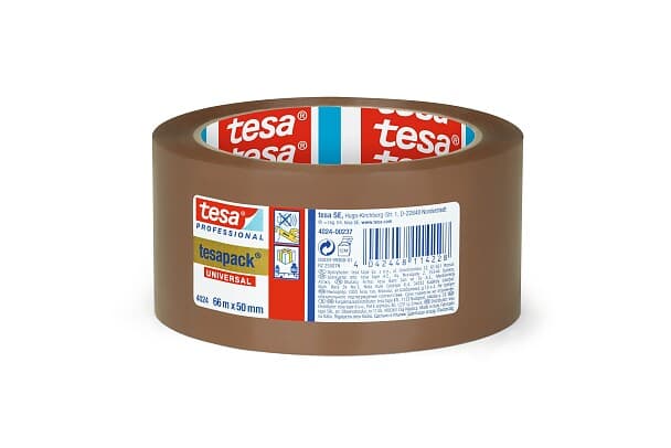 Tesa Pack 50mm x 66m Brúnt PVC