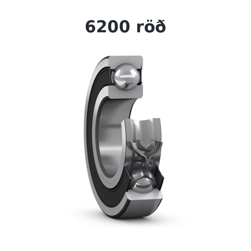 SKF kúlulegur – 6200 röð (miðlungs)