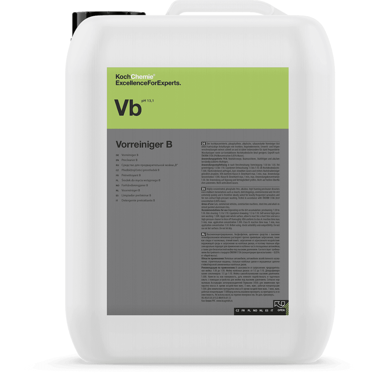 Vorreiniger B kvoðusápa 30L