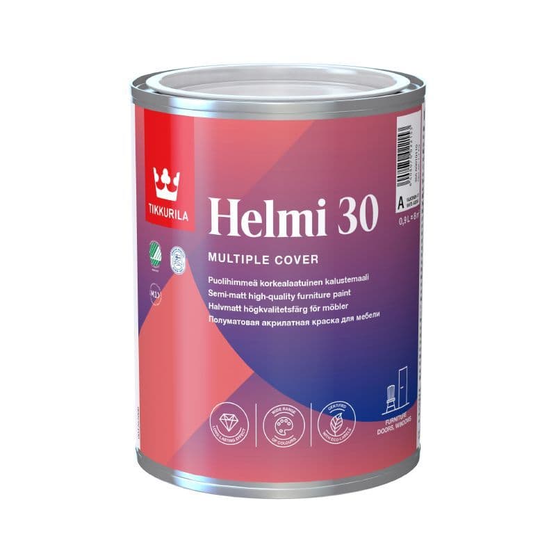 Helmi 30 Semi Matt Hv/st. A 0,9 ltr