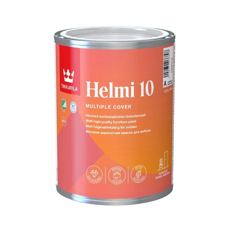Helmi 10 Matt Hvítt/st. A.0,9L