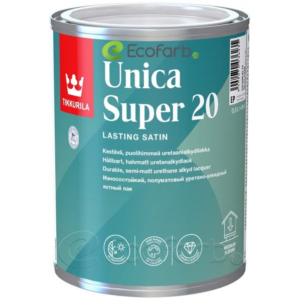 Unica Super 20 semi-matt lakk 0,9ltr